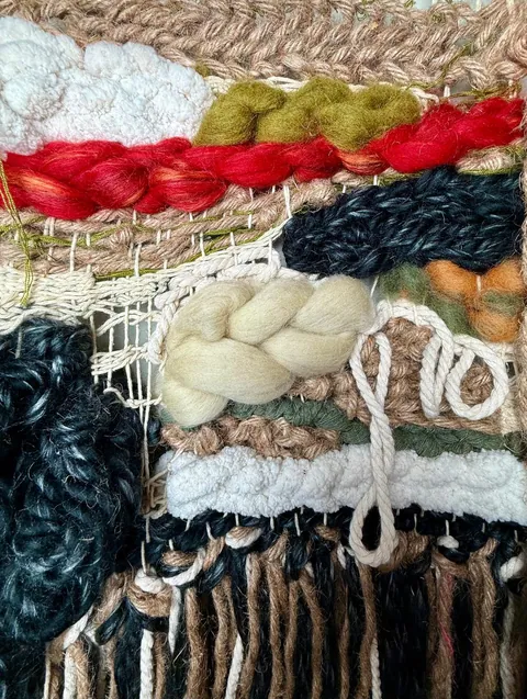 Fiber work detail